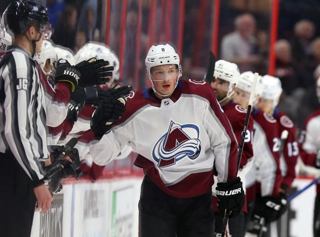Rookie Makar records a goal and an assist as Avalanche edge Senators 4-1 | iNFOnews.ca