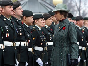 Princess Anne to take part in Remembrance Day and rededication of memorial | iNFOnews.ca CP30646704