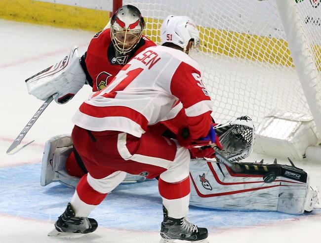 Frans Nielsen scores shootout winner as Red Wings edge Senators 2-1 | iNFOnews.ca