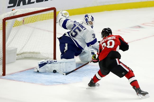Namestnikov has first goals as a Senator in Ottawa's 4-2 victory over Lightning | iNFOnews.ca