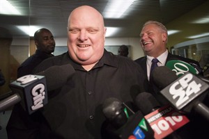Rob Ford's tumour has shrunk in half after treatment, says ex-mayor's brother | iNFOnews.ca CP31137230
