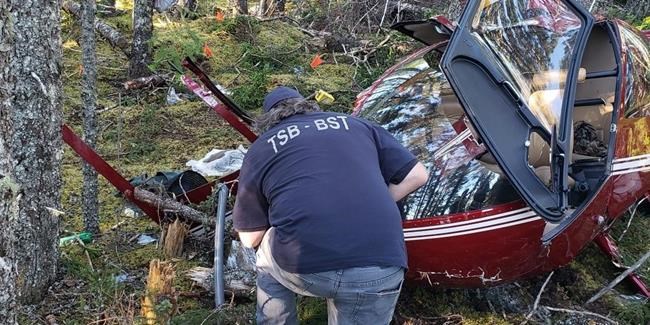 Transportation Safety Board removes helicopter from crash site in N.L. | iNFOnews.ca