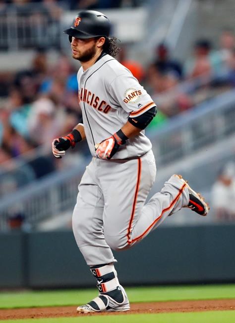 Bautista debuts, Acuna draws fans but Braves lose to Giants | iNFOnews.ca