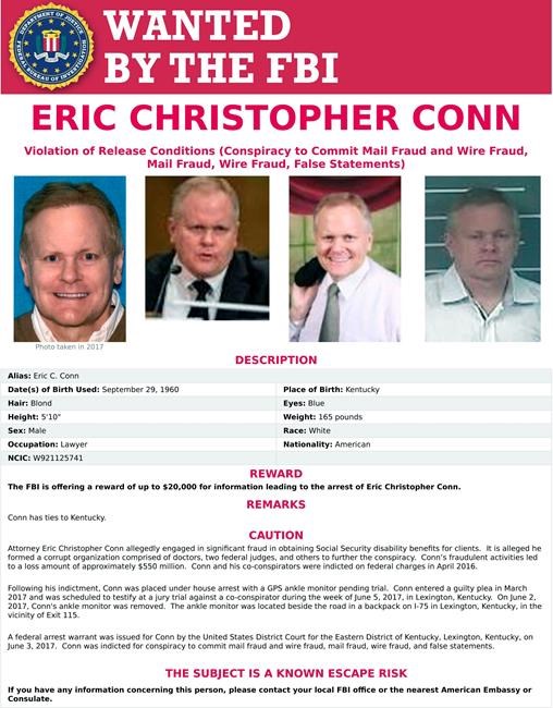 FBI: Fugitive lawyer linked to social security fraud spotted | iNFOnews.ca