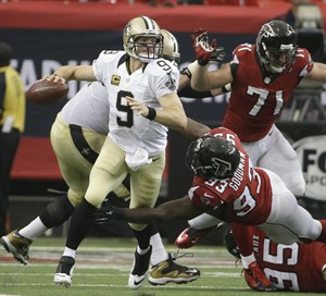 Ryan throws for 448 yards, Bryant kicks 2 long field goals as Falcons beat Saints 37-34 in OT | iNFOnews.ca CP29795139
