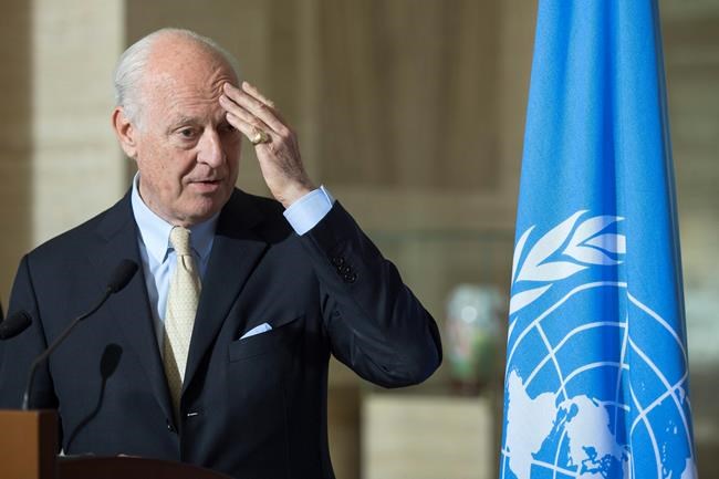 UN envoy to Syria: Peace talks not set to resume for weeks | iNFOnews.ca