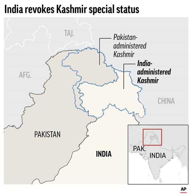 Troops lock down Kashmir as India votes to strip its status | iNFOnews.ca Troops lock down Kashmir as India votes to strip its status | iNFOnews.ca