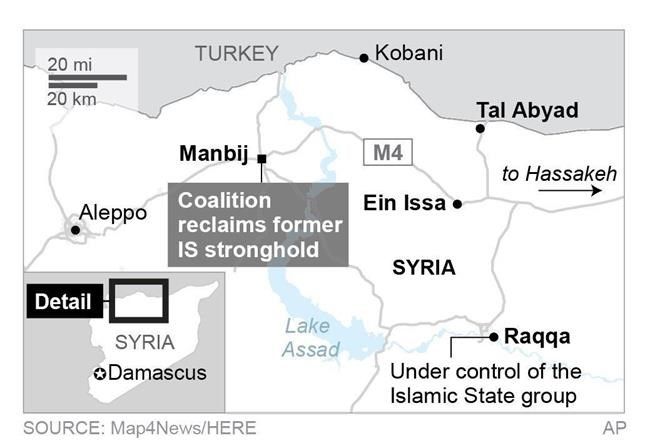 Islamic State losses mount with liberation of Syrian town | iNFOnews.ca