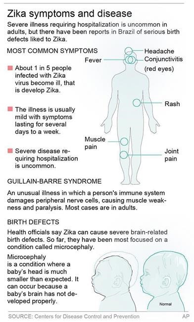 Puerto Rico reports 1st death from paralysis linked to Zika | iNFOnews.ca