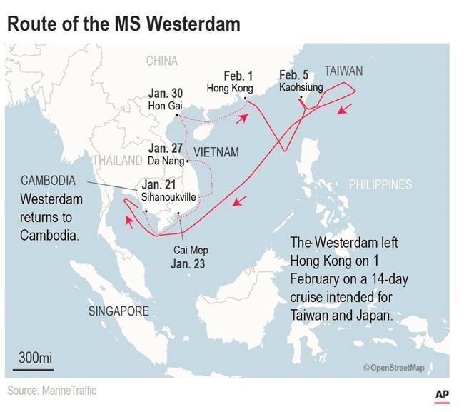 Cruise ship barred by 4 governments set to dock in Cambodia | iNFOnews.ca Cruise ship barred by 4 governments set to dock in Cambodia | iNFOnews.ca