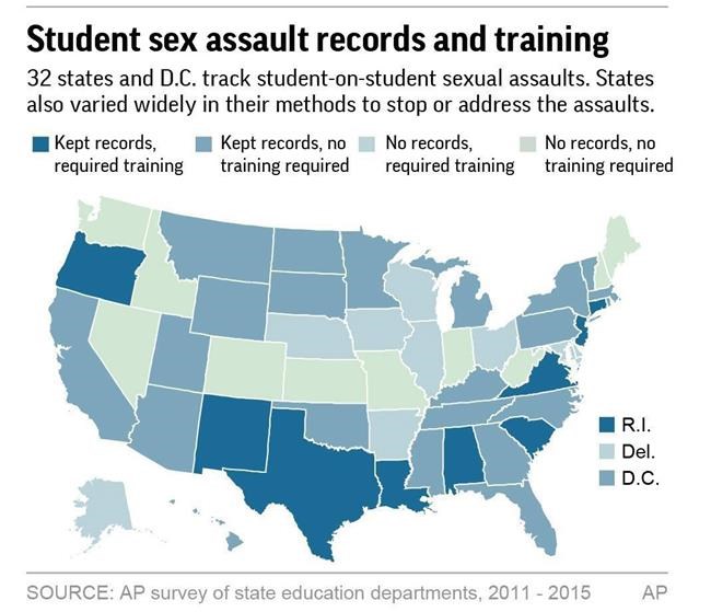 Student sex assault reports and how they vary by state | iNFOnews.ca