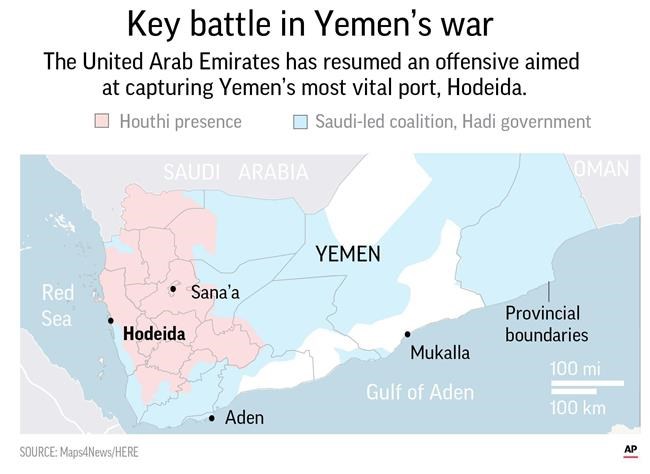 Key battle in Yemen's war risks tipping country into famine | iNFOnews.ca