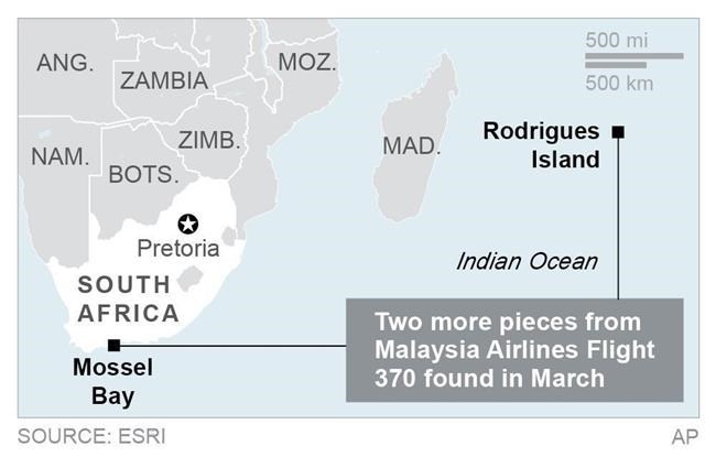 Malaysia: 2 more pieces 'almost certainly' from Flight 370 | iNFOnews.ca