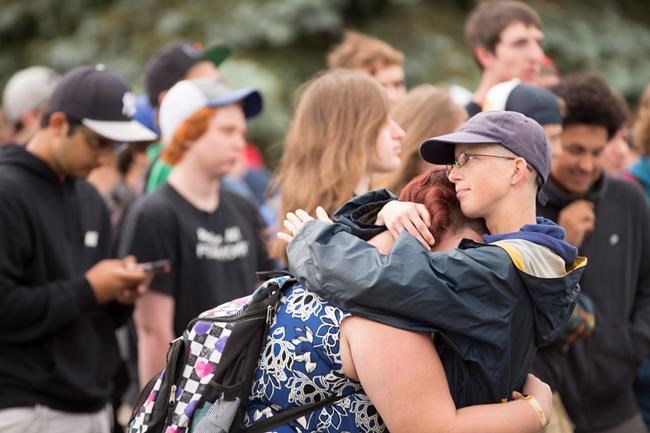 Hundreds walk out of schools to express frustration over response to 5 suicides | iNFOnews.ca