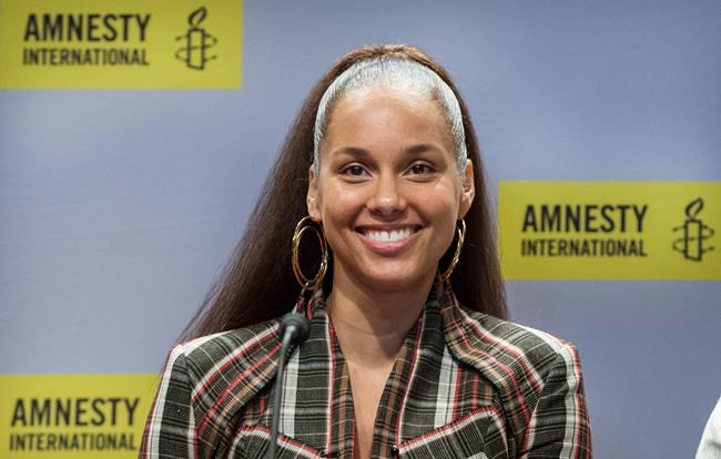 Alicia Keys and Canada's indigenous movement share human rights award | iNFOnews.ca
