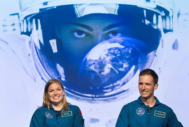 Canada's two new astronauts get rousing ovation at space agency near Montreal | iNFOnews.ca