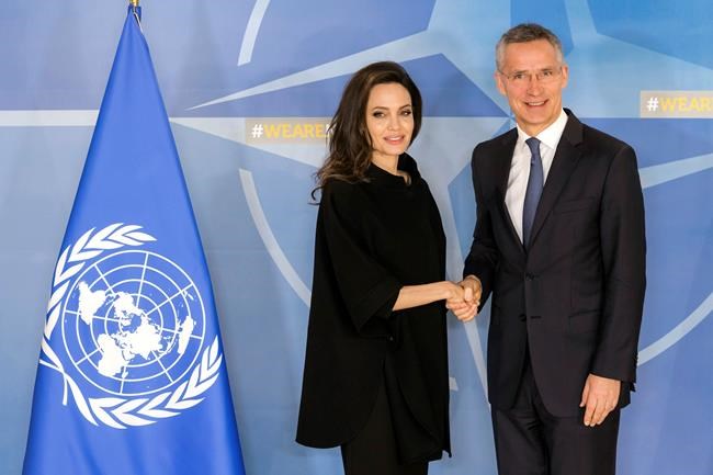 Movie star Jolie working with NATO to combat sexual violence | iNFOnews.ca Movie star Jolie working with NATO to combat sexual violence | iNFOnews.ca