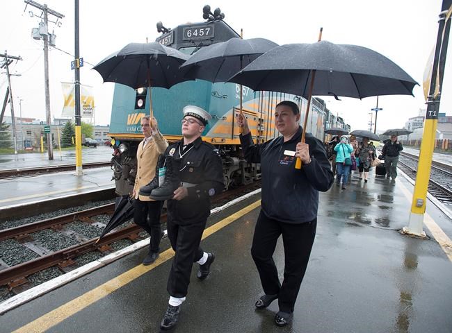 Combat boots marking D-Day anniversary end cross-country journey in Halifax | iNFOnews.ca