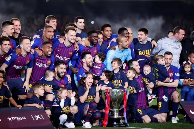 Messi helps Barcelona clinch Spanish league title | iNFOnews.ca