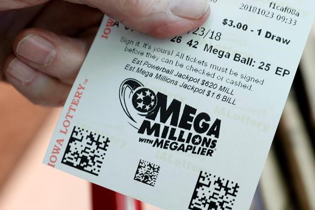 Numbers drawn for record $1.6B Mega Millions jackpot | iNFOnews.ca
