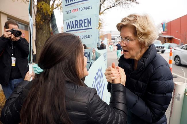 Warren vows no middle class tax hike for $20T health plan | iNFOnews.ca