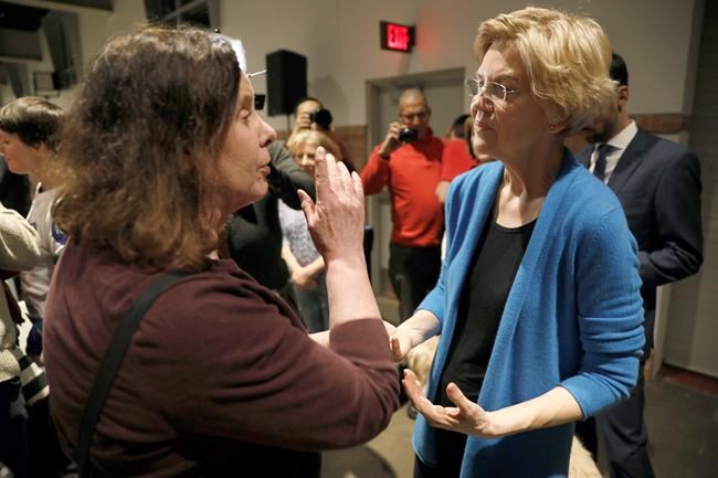 Warren takes on Trump, says he may not be 'free' in 2020 | iNFOnews.ca
