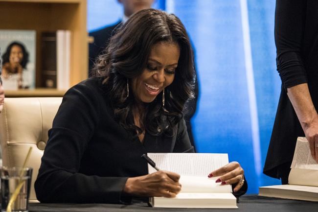 Things to know about Michelle Obama's book, arena tour | iNFOnews.ca