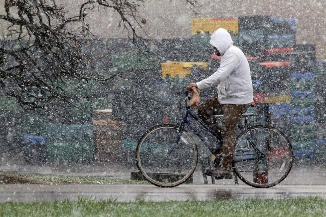 This is spring? Weekend snow, cold hit Midwestern states | iNFOnews.ca