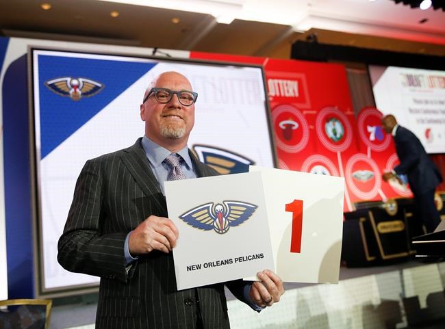 New Orleans wins NBA draft lottery, right to pick No. 1 | iNFOnews.ca