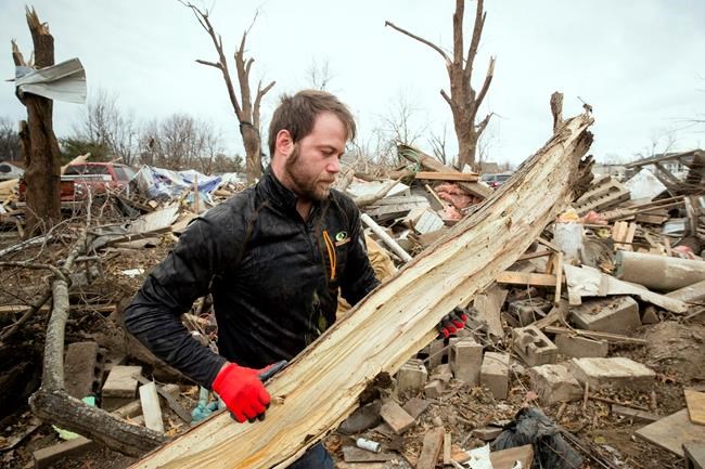 Rare December tornadoes reported in central US, killing 1 | iNFOnews.ca