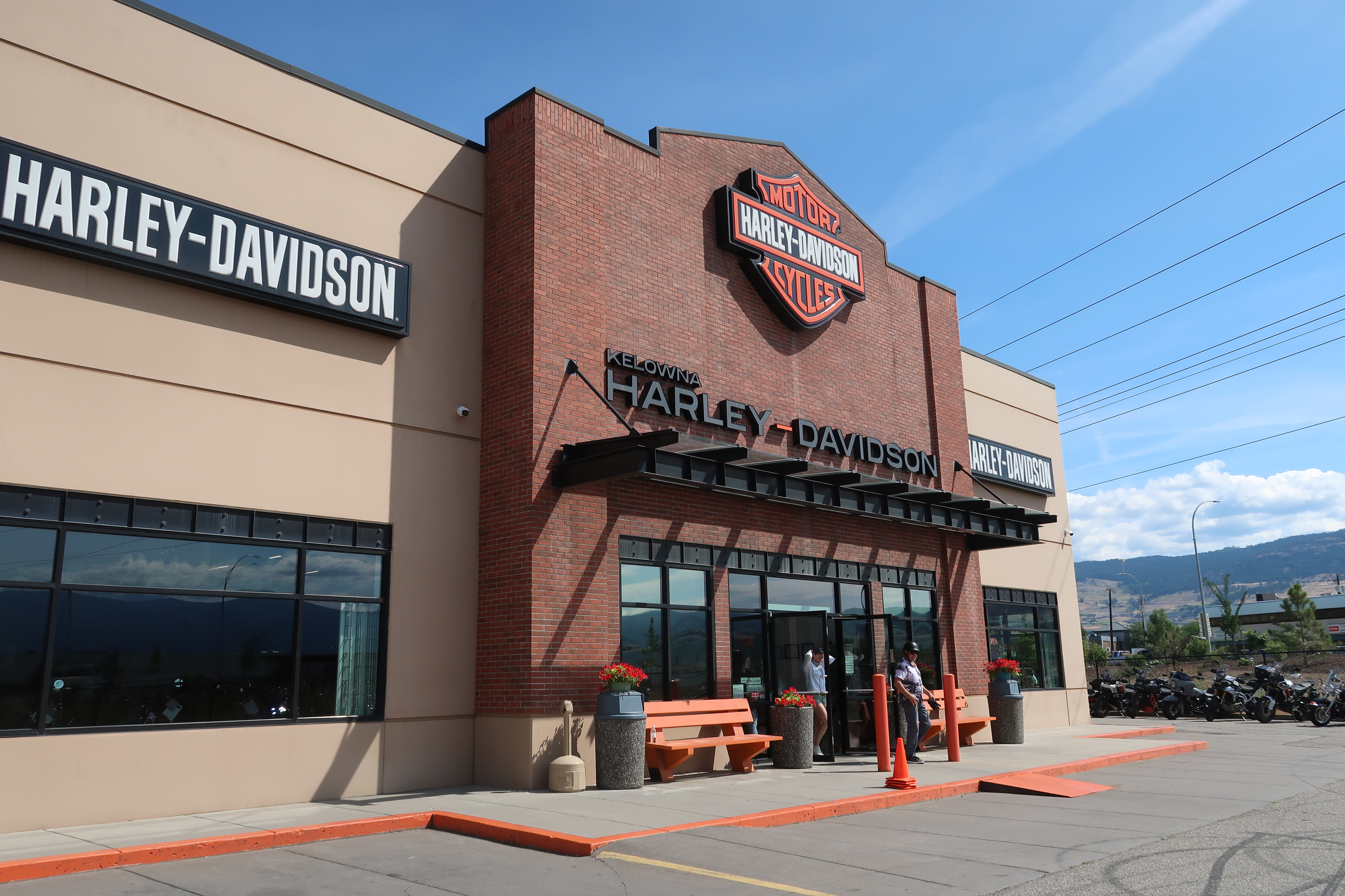 Kelowna's Harley-Davidson on McCurdy Place.