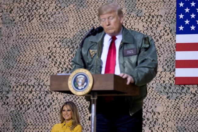 Trump finally hews to ritual of meeting troops in harm's way | iNFOnews.ca Trump finally hews to ritual of meeting troops in harm's way | iNFOnews.ca