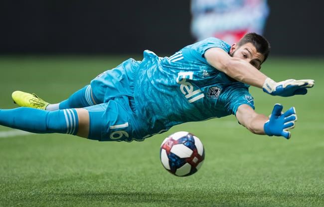 Whitecaps 'keeper Maxime Crepeau dreaming about being back on the soccer pitch | iNFOnews.ca