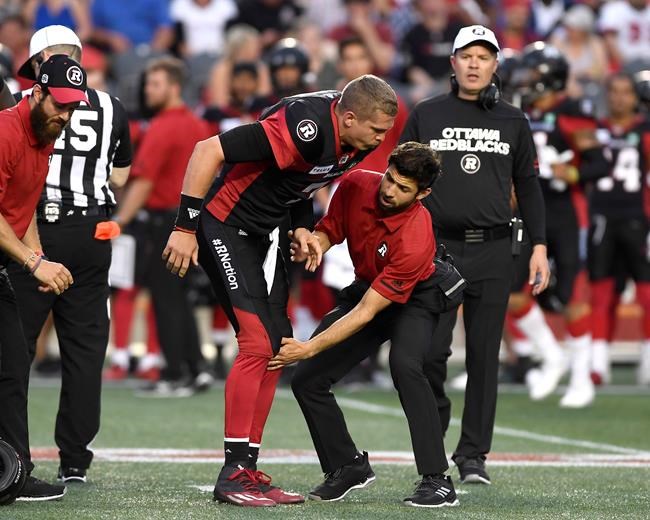 Ottawa Redblacks to re-evaulate starter Trevor Harris following injury | iNFOnews.ca