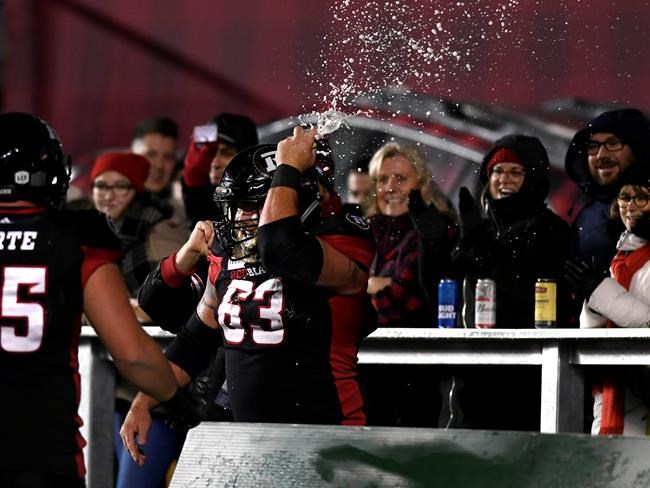 CFL says it won't punish Redblacks' Gott for viral beer-chugging celebration | iNFOnews.ca
