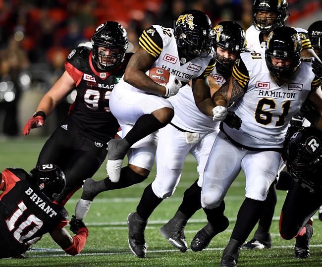 Gable, Tiger-Cats hold on to beat Redblacks 26-22; Ottawa loses QB Harris | iNFOnews.ca