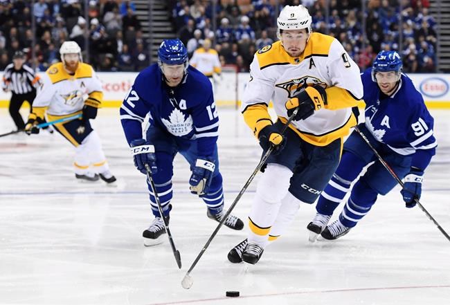 NHL Notebook: Predators getting healthy, starting to find their game | iNFOnews.ca