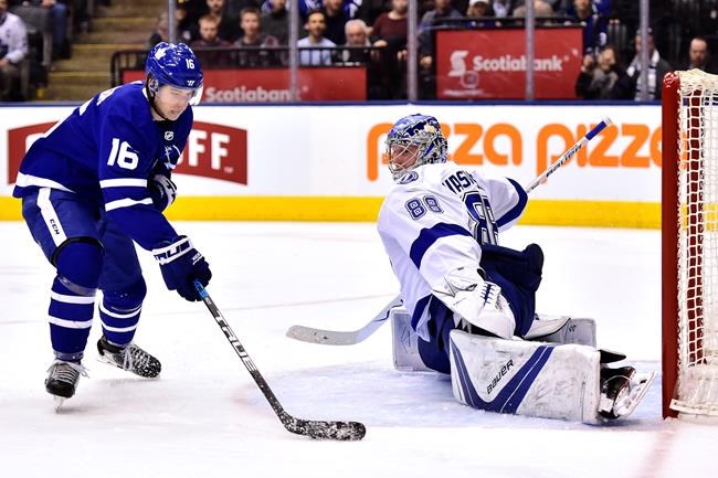 Vasilevskiy nets NHL-leading sixth shutout as Lightning defeat Maple Leafs | iNFOnews.ca