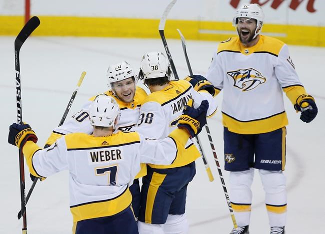 Pekka Rinne makes 32 saves as Nashville beats Winnipeg 2-1 to even series 2-2 | iNFOnews.ca Pekka Rinne makes 32 saves as Nashville beats Winnipeg 2-1 to even series 2-2 | iNFOnews.ca