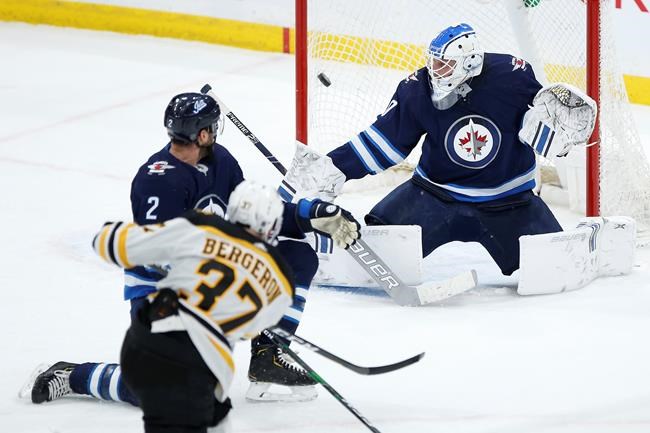 Bergeron and DeBrusk lead Bruins past Jets 2-1; Winnipeg loses fifth straight | iNFOnews.ca Bergeron and DeBrusk lead Bruins past Jets 2-1; Winnipeg loses fifth straight | iNFOnews.ca