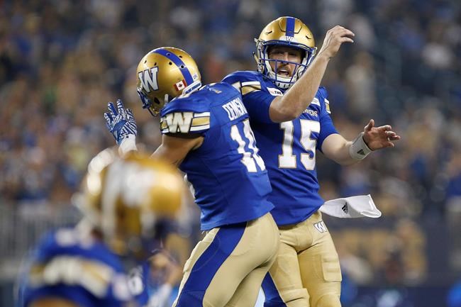 Winnipeg Blue Bombers defence holds Hamilton Tiger-Cats off for 29-23 win | iNFOnews.ca Winnipeg Blue Bombers defence holds Hamilton Tiger-Cats off for 29-23 win | iNFOnews.ca