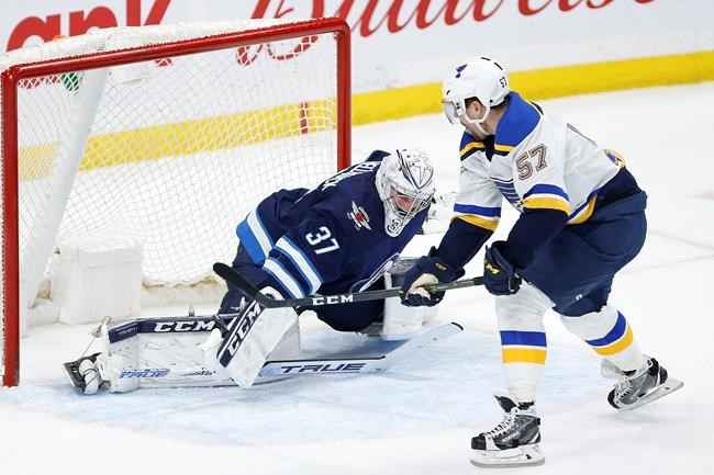 David Perron scores in OT, Blues beat Jets 5-4 for seventh straight win | iNFOnews.ca