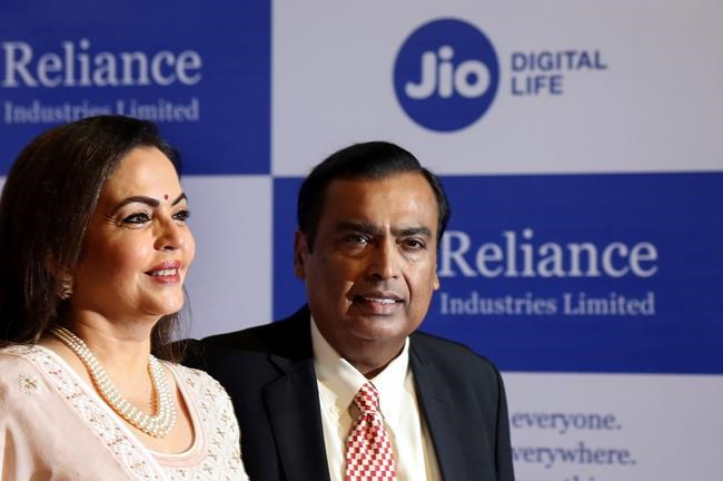 Facebook invests in India telecom giant Jio for e-commerce | iNFOnews.ca CP660785553