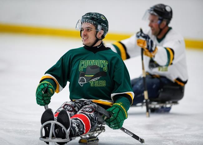 'Enjoying the moment' Paralyzed Bronco player makes triumphant return to the ice | iNFOnews.ca