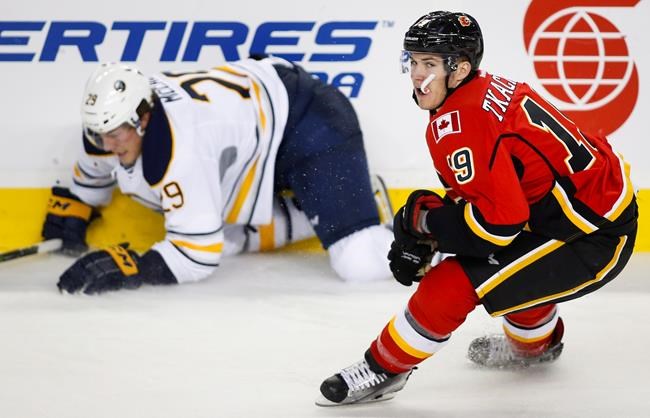 Monahan has overtime winner for Flames as Calgary earns first win of season | iNFOnews.ca Monahan has overtime winner for Flames as Calgary earns first win of season | iNFOnews.ca