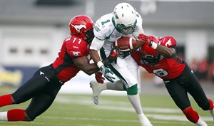 Calgary Stampeders erase 17-point deficit to beat Saskatchewan Roughriders in OT | iNFOnews.ca CP19469556