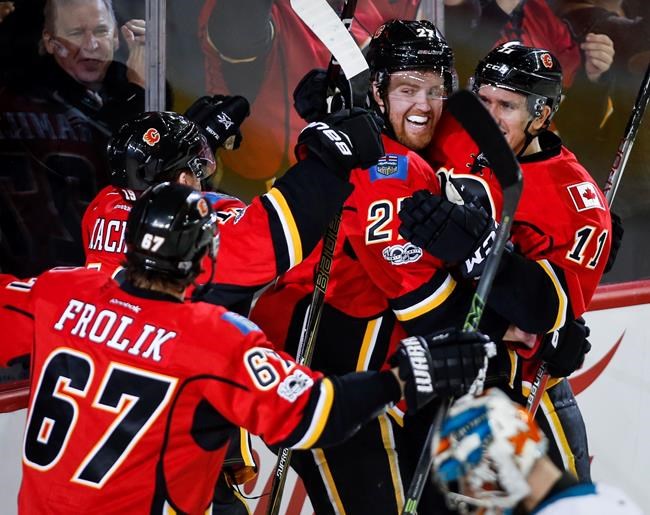 Dougie Hamilton goal late in the third lifts Flames over Sharks 3-2 | iNFOnews.ca Dougie Hamilton goal late in the third lifts Flames over Sharks 3-2 | iNFOnews.ca