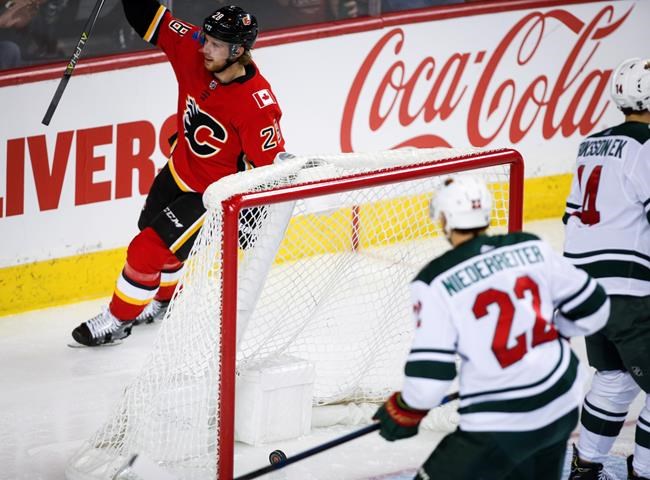Smith earns shutout for Calgary Flames in 2-0 win over Minnesota Wild | iNFOnews.ca