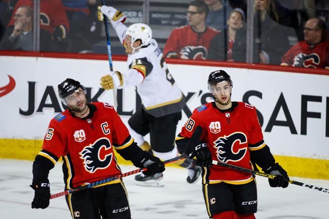 Shea Theodore's late goal leads Golden Knights to 5-3 win over Flames | iNFOnews.ca