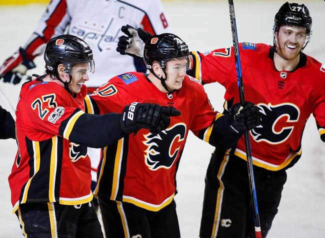 Sean Monahan scores in third, Flames edge Capitals 2-1 | iNFOnews.ca